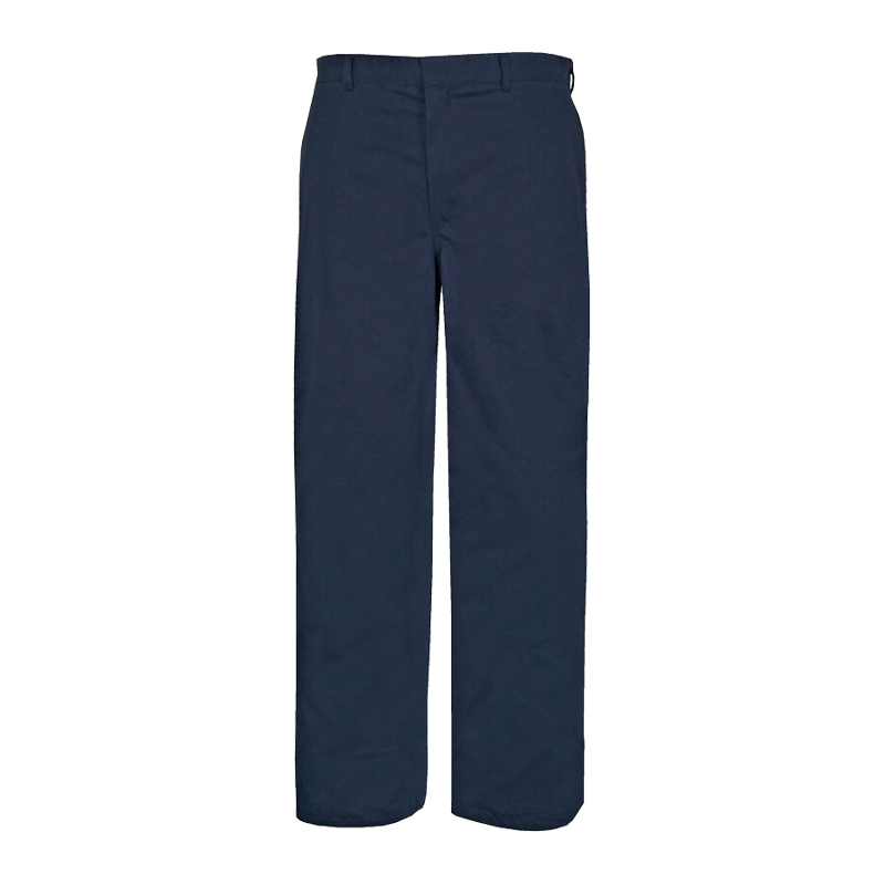 Dunkelblaue HB Marlan Gießerei Hose von HB Protective Wear, Schutzhose gegen flüssiges Aluminium und Eisen, Frontansicht