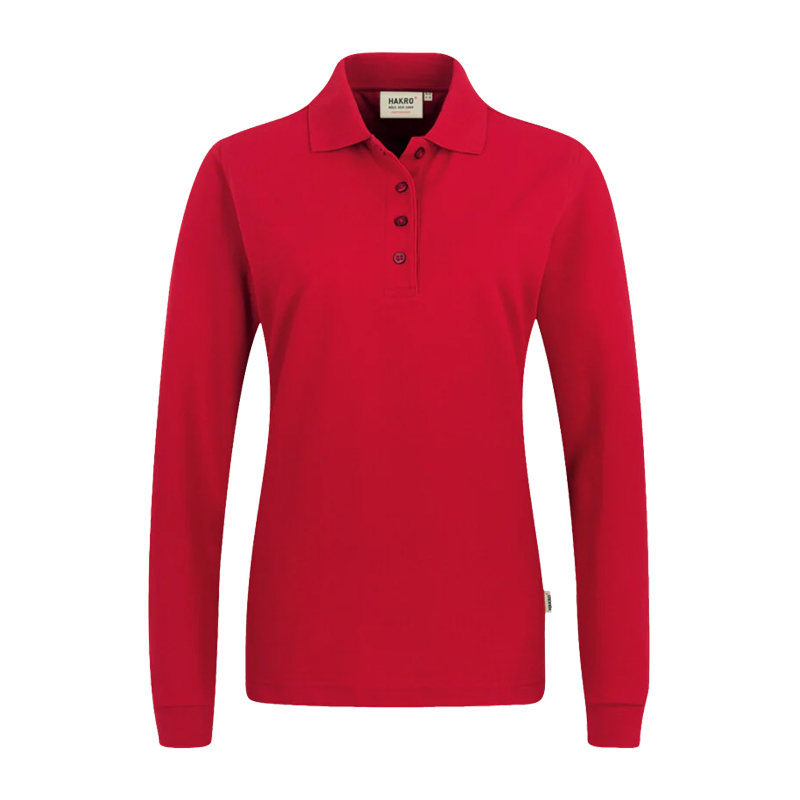 Hakro 215 Damen Polo-Shirt LongSleeve Comfort Fit verstärkte Baumwolle | 1/1 arm