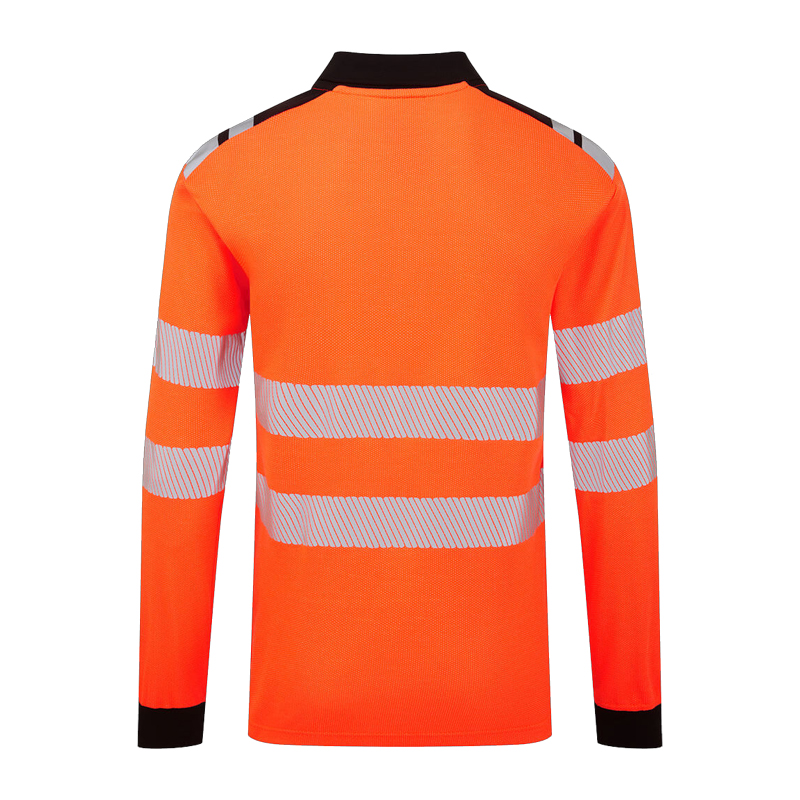 PortWest FR734 FR MultiNorm Hi-Vis Polo-Shirt HVO langarm