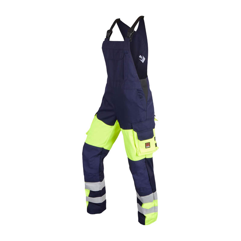 Rofa TEAMWORK HI-VIS 2503 Warnschutz Damen Latzhose