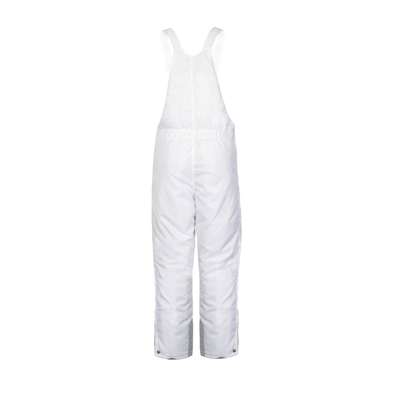 Weiße TEMPEX HYGIENE Kühlhaus Hose von HB Protective Wear, robuste Kälteschutzhose für Lebensmittelindustrie und Kühlhäuser bei 0–10 °C, wasserabweisend und nach EN 342 zertifiziert
