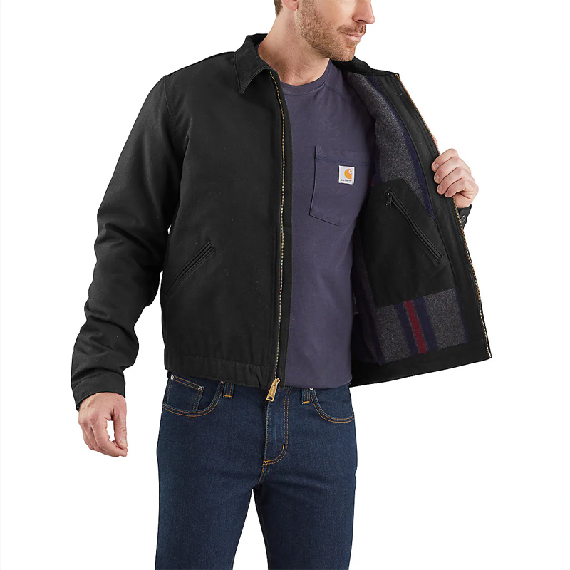 Carhartt 103828 Duck Blanket-Lined Detroit Jacket | relaxed fit
