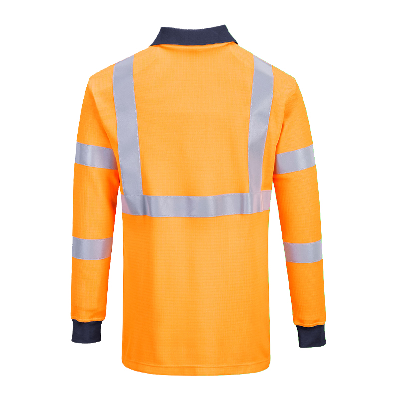 PortWest FR76 MultiNorm RIS Warnschutz Polo Shirt