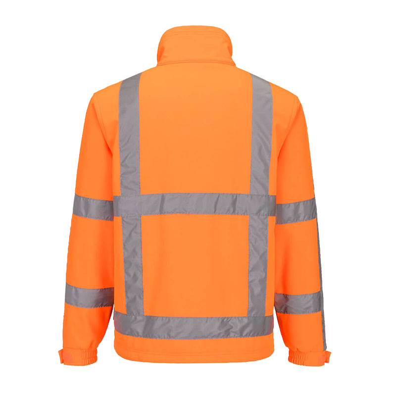 PortWest R462 Warnschutz Softshell Jacke RWS konform
