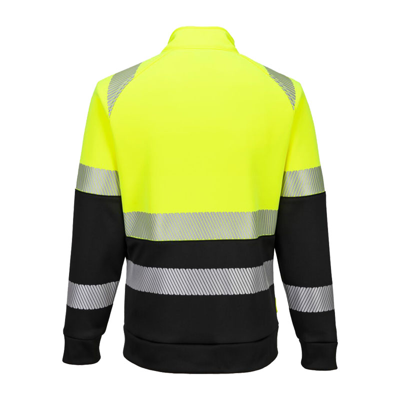 PortWest DX490 Hi-Vis Warnschutz Sweat Jacke