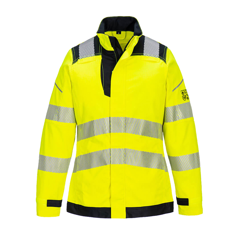 PortWest FR715 MultiNorm FR Damen Warnschutz Jacke mit Stretch