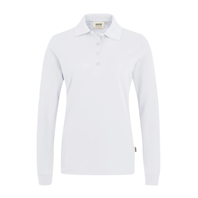 Hakro 215 Damen Polo-Shirt LongSleeve Comfort Fit verstärkte Baumwolle | 1/1 arm