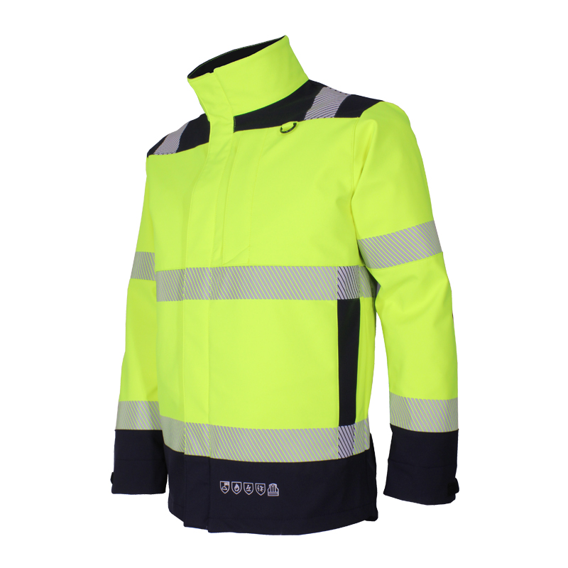Kind 60130 MultiNorm Hi-Vis SoftShell Jacke FR200 | deltatex