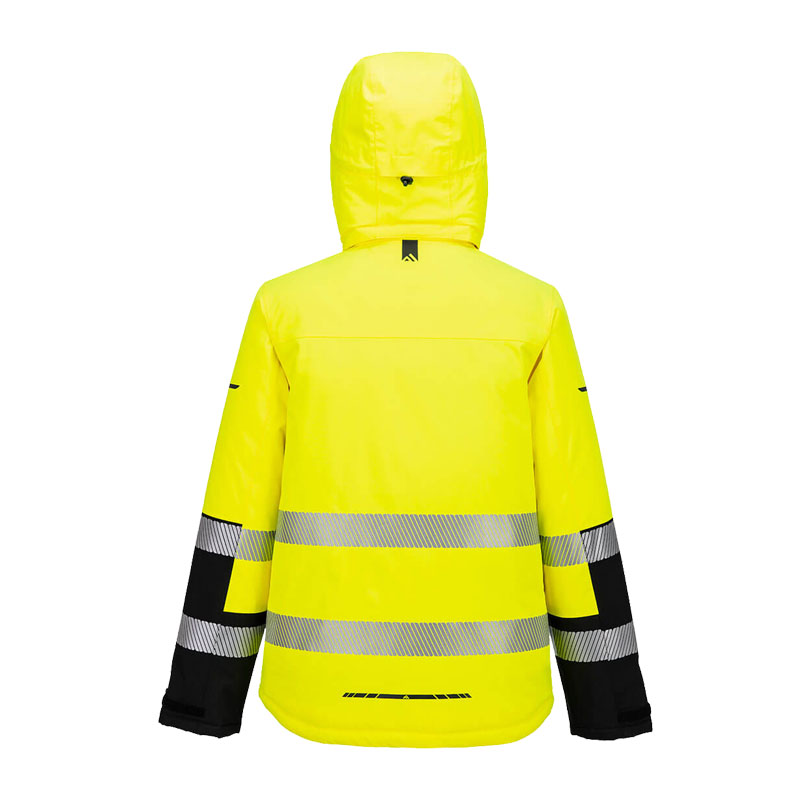 PortWest EV467 Hi-Vis Winter Warnschutz Jacke