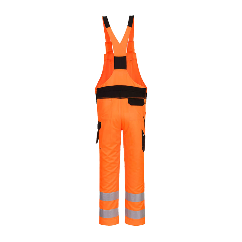 PortWest PW244 leichte Warnschutz Latzhose extra günstig