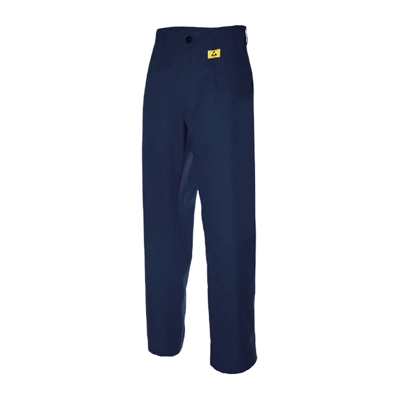 Dunkelblaue Mimoza ESD Bundhose für EPA-Bereiche 10⁵ bis 10⁷ Ohm, antistatische Arbeitshose nach EN 61340