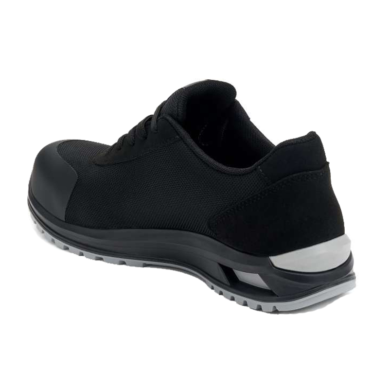 Giasco 3Hybrid ESD Shamal New S3L Sicherheitsschuh in Schwarz, leichter metallfreier Halbschuh mit abriebfestem Textil, textilem Durchtrittschutz und 3HYBRID-PU-Sohle für hohe Dämpfung