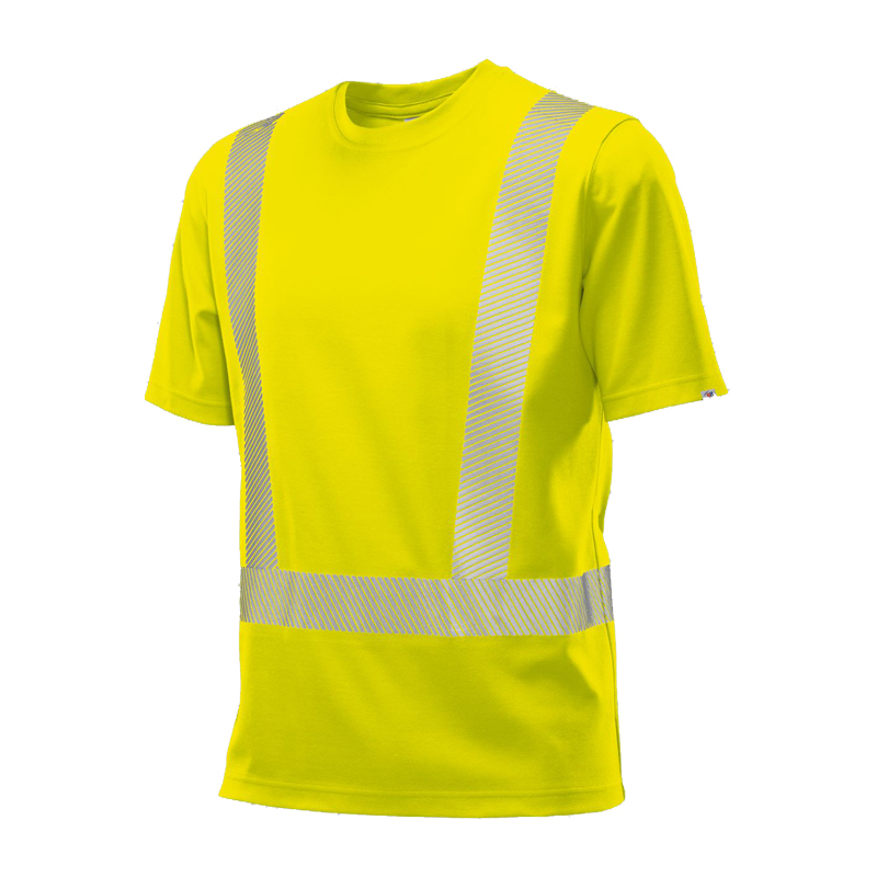 BP 2131 Warnschutz T-Shirt Comfort Klasse 2 von BP Bierbaum Proenen, gelbes Kurzarmshirt mit umlaufenden Reflexstreifen