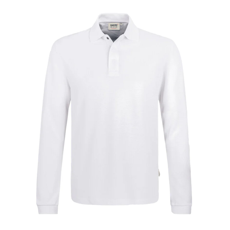 Hakro 821 HACCP Polo-Shirt LongSleeve Comfort Fit verstärkte Baumwolle | 1/1 arm