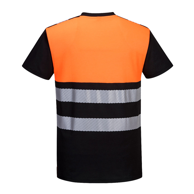 PortWest PW311 Warnschutz T-Shirt Cotton Comfort Klasse 1