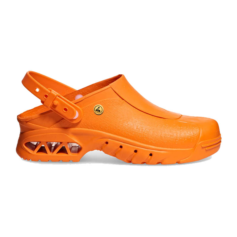 Abeba 39630 autoklavierbare ESD OP Clogs Medizin & Labor | orange