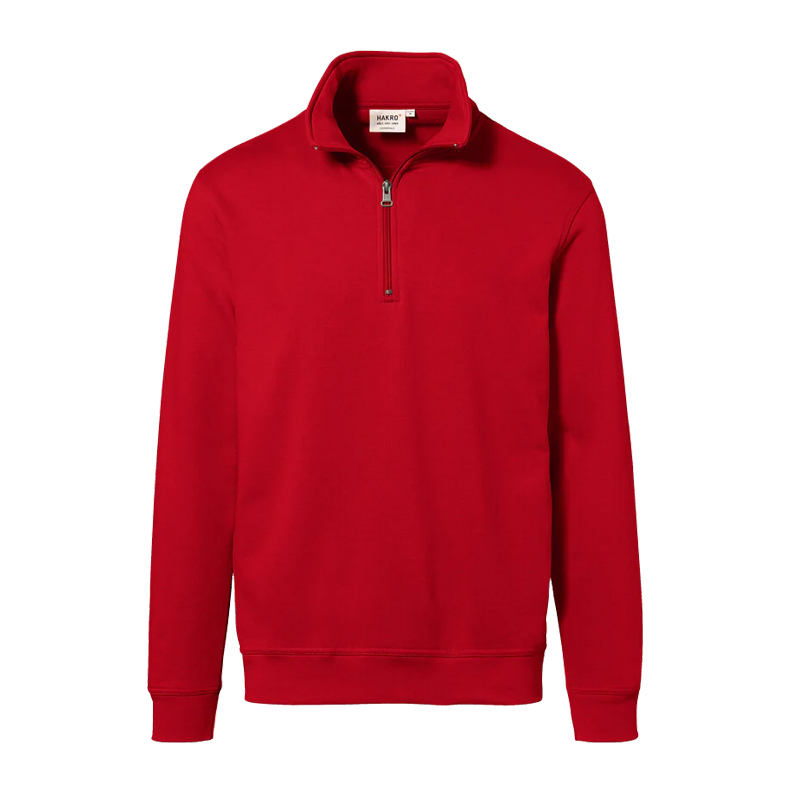 Hakro 451 PREMIUM ZIP Sweat-Shirt Comfort Fit aus Baumwolle