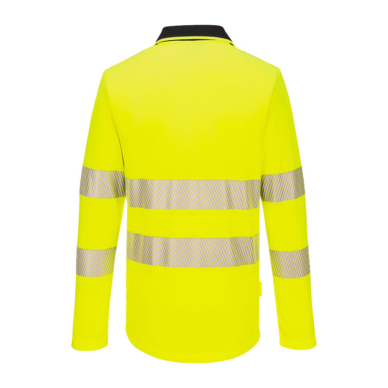 PortWest DX419 Hi-Vis Polo Shirt langarm Klasse 2
