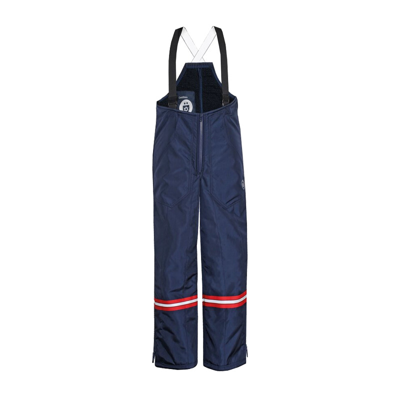 TEMPEX CLASSIC Kommissionierer Teddy Gefrierhaus Hose von HB Protective Wear, dunkelblau mit Trägern und Reflexband, Kälteschutz-Hose für Tiefkühlung, Logistik und Gefrierhaus bis -49 °C