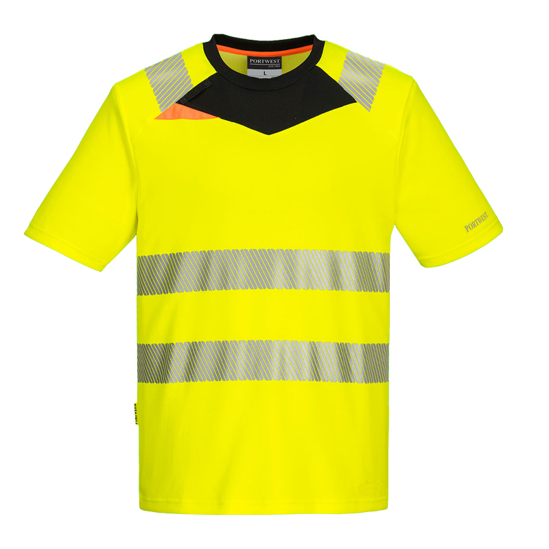 PortWest DX413 Warnschutz T-Shirt Klasse 2