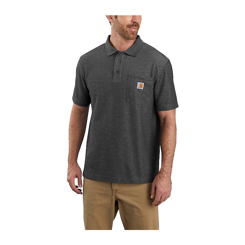 Carhartt 106685 Midweight Pocket Polo Short-Sleeve | loose fit