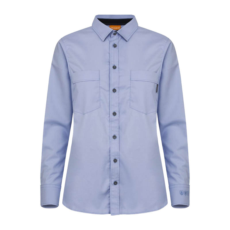 Tranemo Tera TX Damen FR Business Stretch Bluse metallfrei | 635891