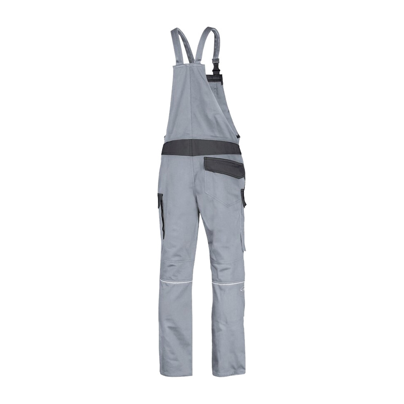 Graue HB ArcSelect MultiNorm Latzhose 4 kA + 7 kA APC2 von HB Protective Wear, flammhemmend, antistatisch und mit Störlichtbogenschutz Klasse 2
