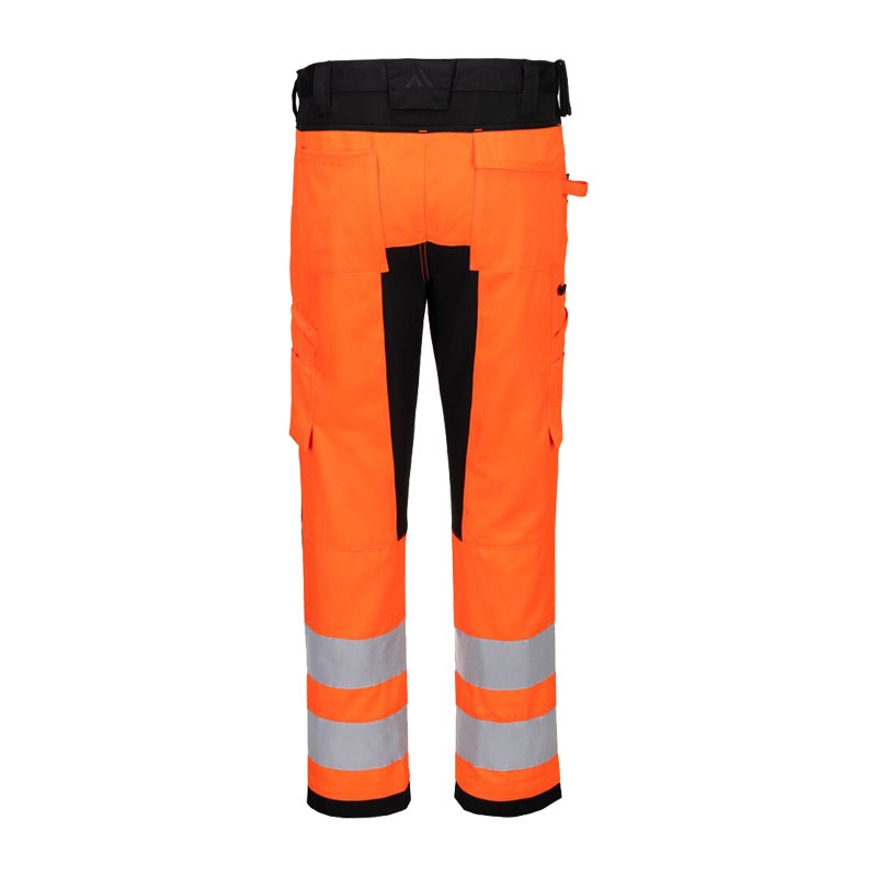 PortWest CD848 ECO Hi-Vis Stretch Warnschutz Hose Klasse 2