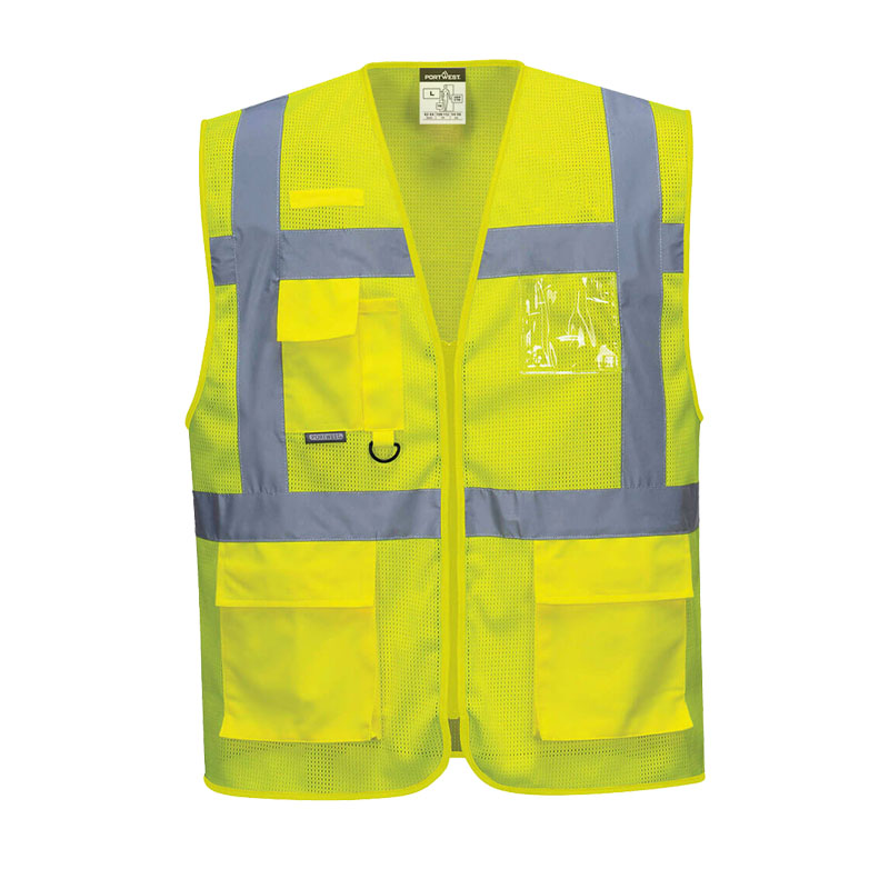 PortWest C376 Warnschutz Meshair Weste Athen Klasse 2
