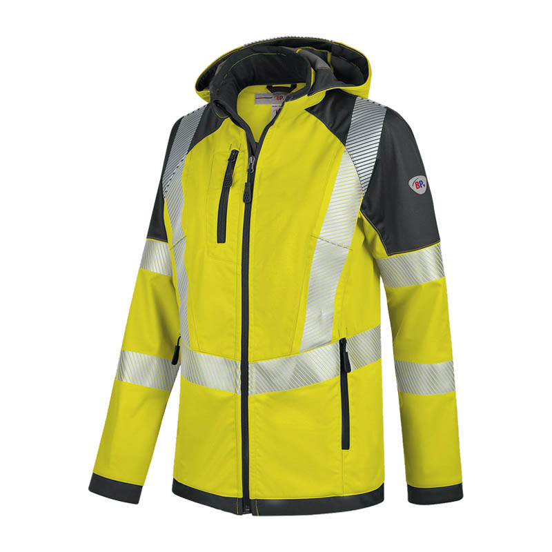 BP 2035 Damen Warnschutz Stretch Softshell Jacke