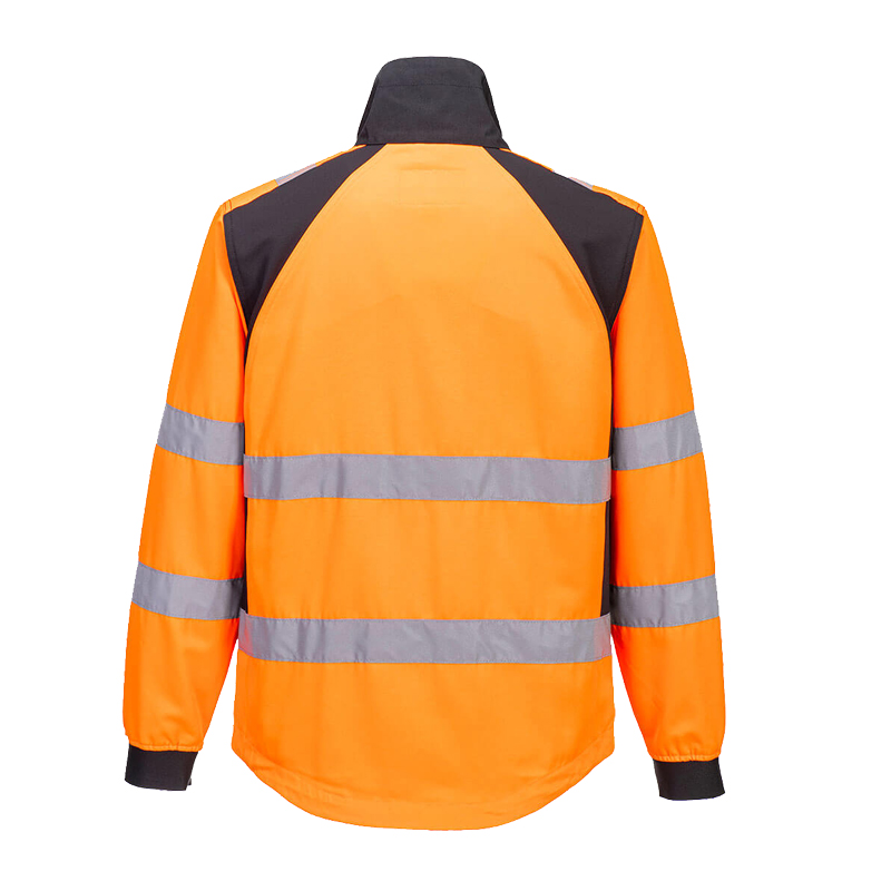 PortWest CD861 ECO Warnschutz Stretch Arbeitsjacke aus recyceltem Gewebe