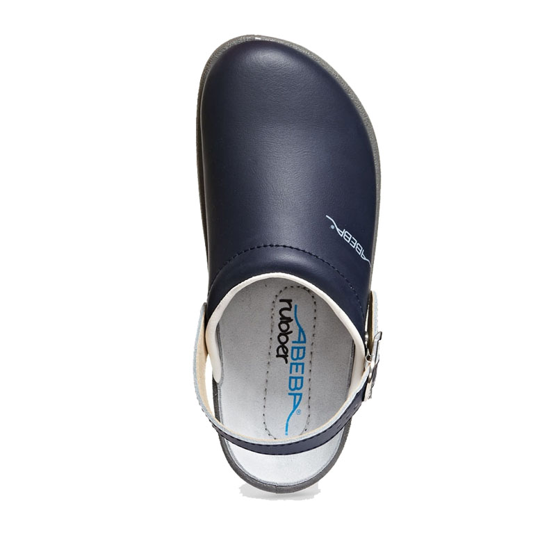 Abeba 9250 Rubber OB Clog für Medizin & Pflege | blau