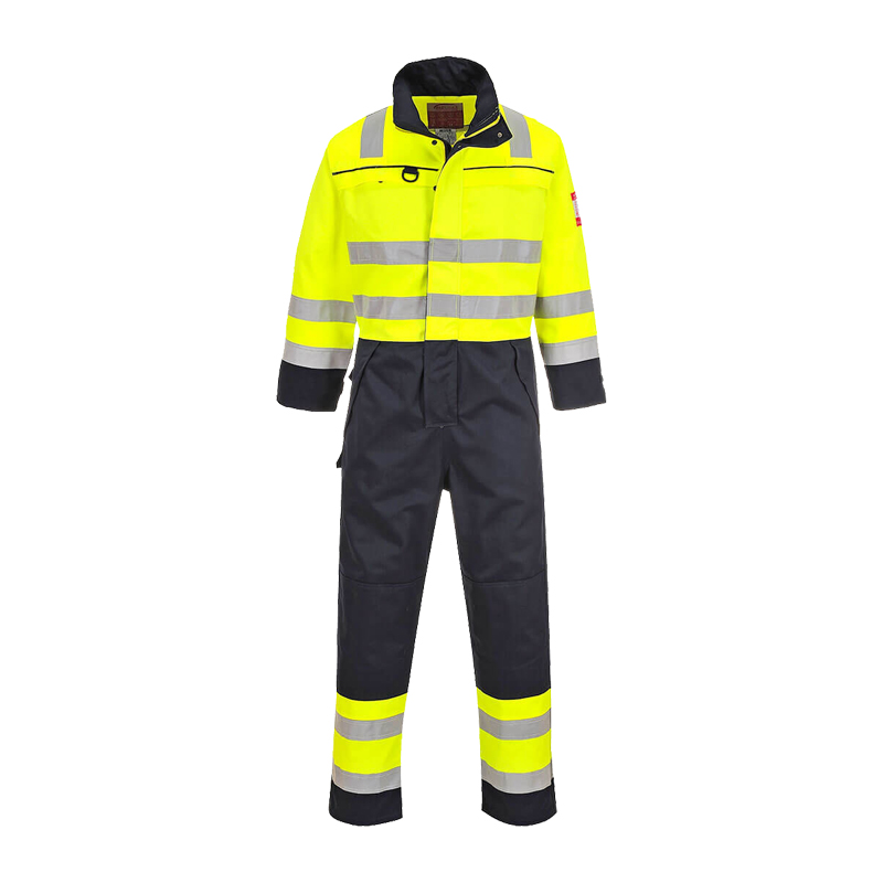 PortWest FR60 MultiNorm Warnschutz Overall Klasse 3