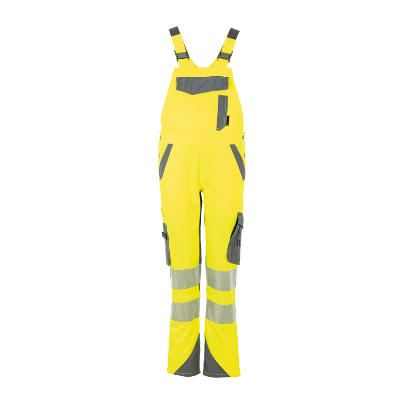 Planam Norit Damen Warnschutz Latzhose mit Stretch
