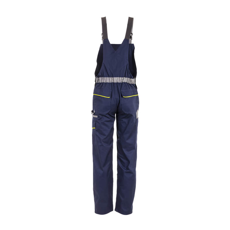 Planam Visline Latzhose mit Neonbiesen