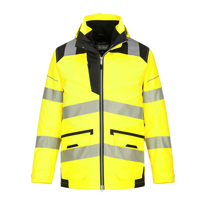 PortWest PW367 Warnschutz 5 in 1 Wetterschutz Jacke multifunktional