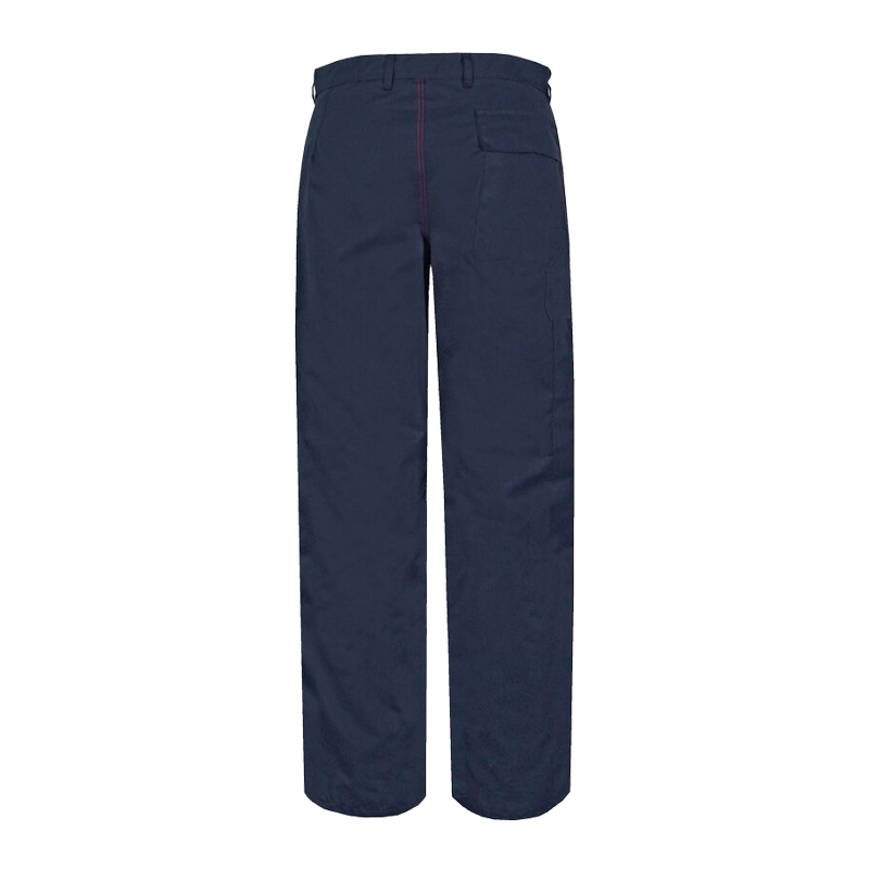 Dunkelblaue HB Marlan Gießerei Hose von HB Protective Wear, Schutz-Arbeitshose gegen flüssiges Aluminium und Eisen