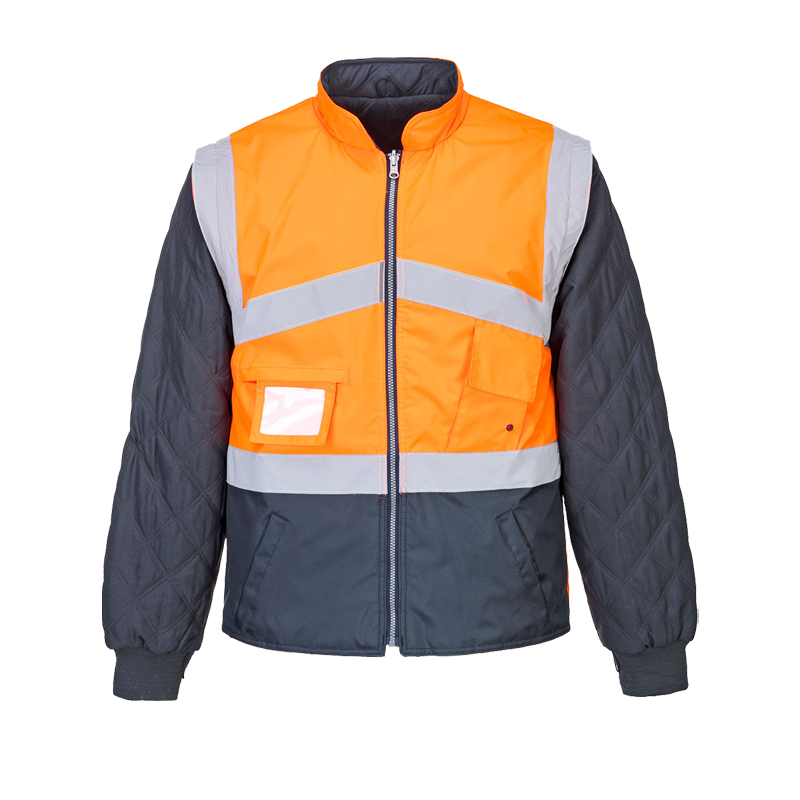 PortWest S769 Warnschutz 2 in 1 Wendejacke Kontrast multifunktional