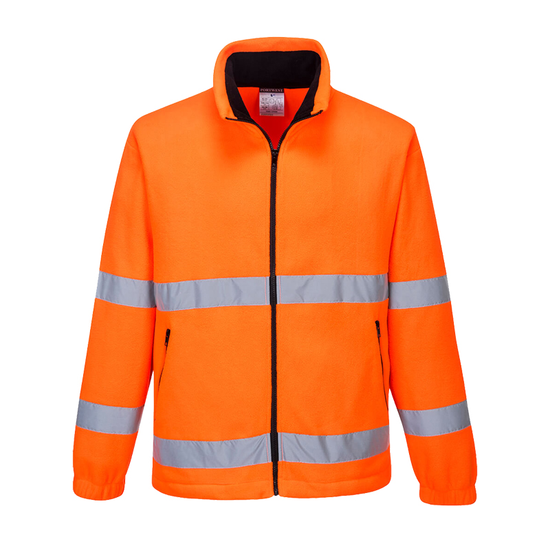PortWest F303 Windbreaker Warnschutz Fleecejacke