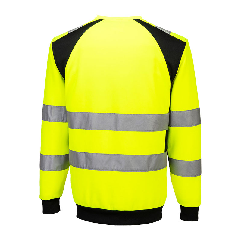 PortWest CD805 ECO Hi-Vis Warnschutz Sweat Shirt nachhaltig