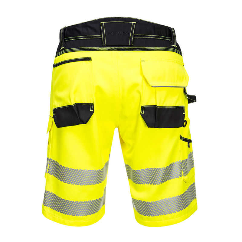 PortWest PW348 Warnschutz Shorts aus robustem Gewebe