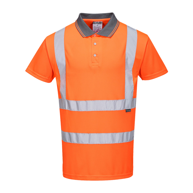 PortWest RT22 RIS Warnschutz Polo Shirt kurzarm Klasse 2
