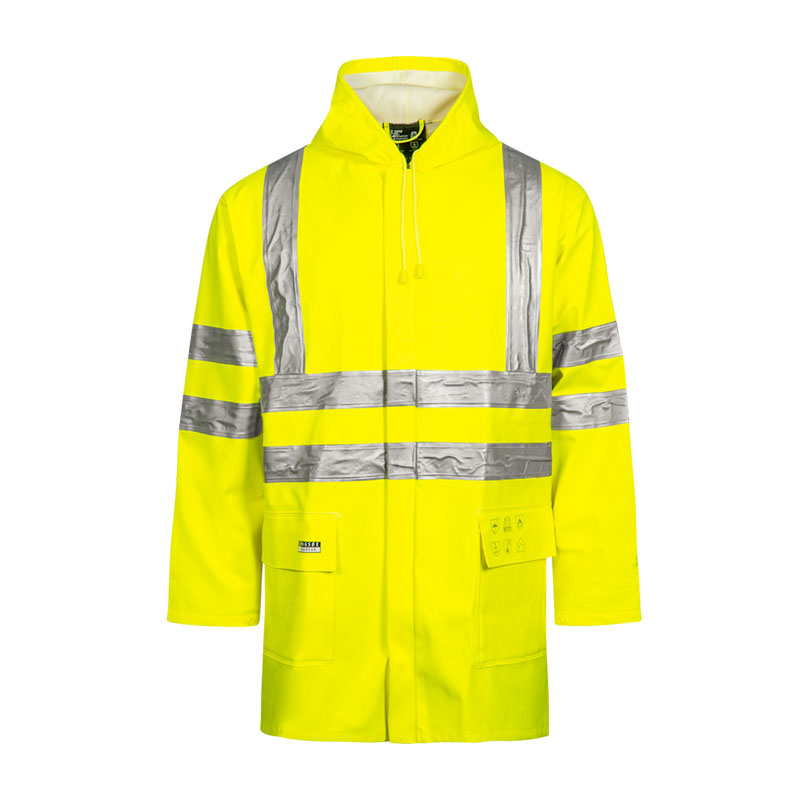 Lyngsøe Electric ARC-LR4055 MultiNorm Warnschutz Regenjacke | APC1