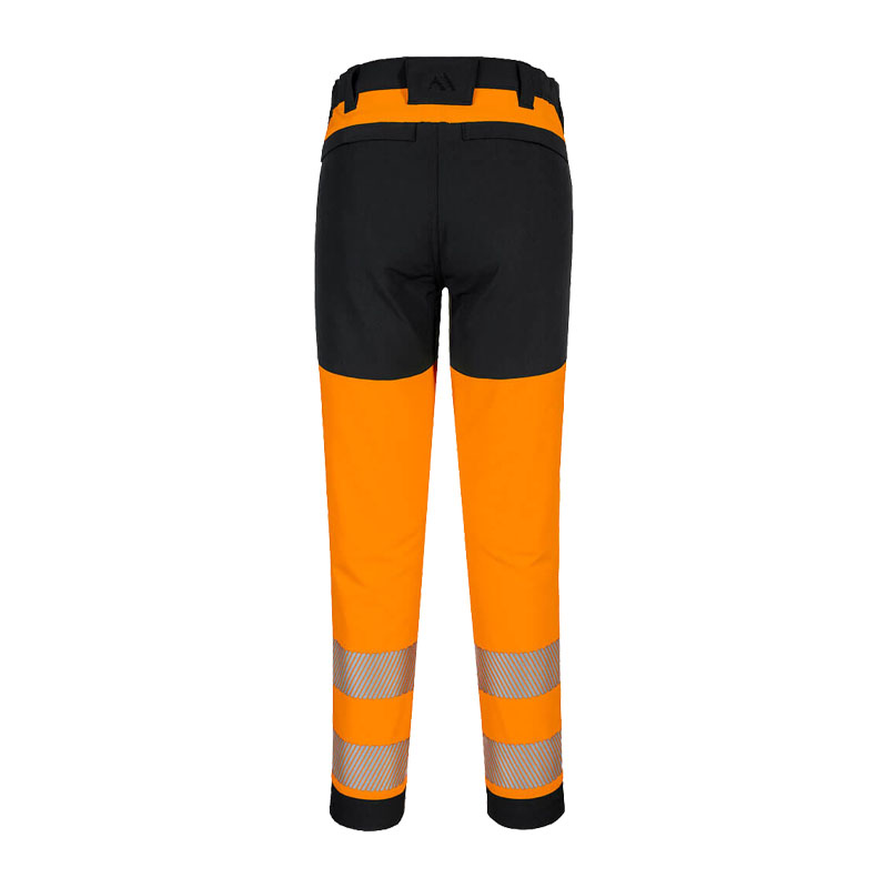 PortWest T140 Hi-Vis Warnschutz Stretch Hose