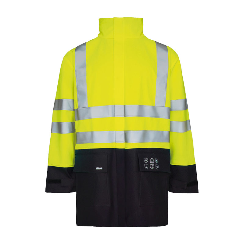 Lyngsøe Electric ARC-LR4055 MultiNorm Warnschutz Regenjacke | APC1
