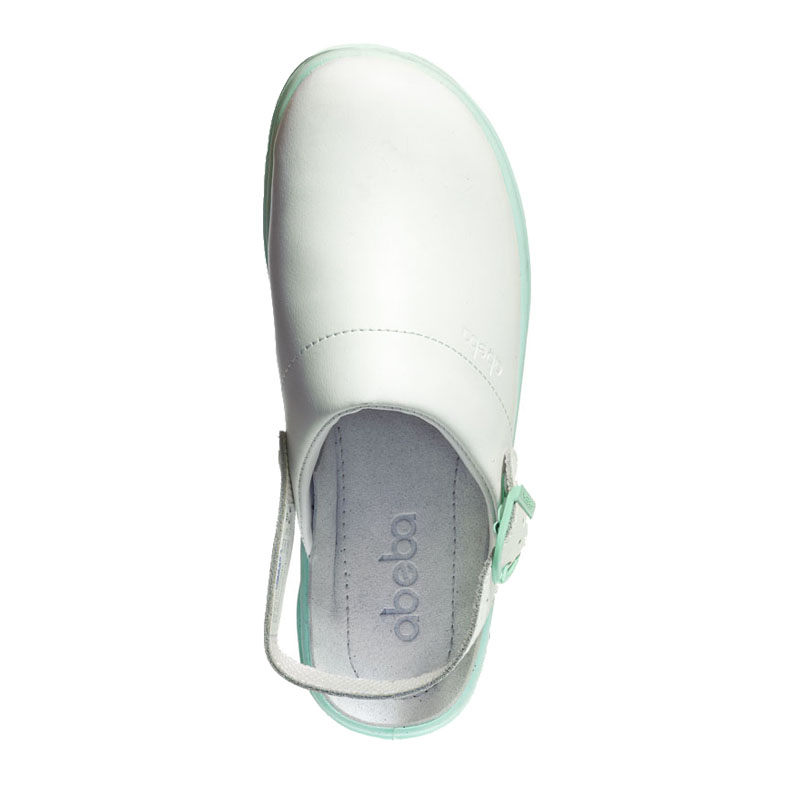 Abeba 85081 Active OB Clog mit Fersenriemen | Glattleder