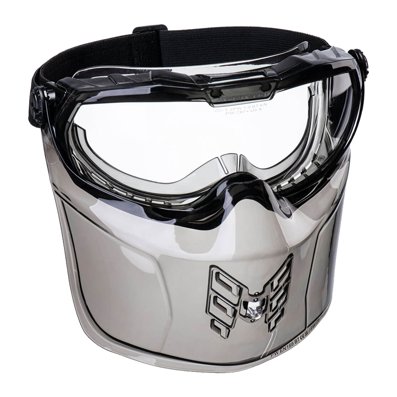 PortWest PS22 ULTRA SAFE Vollsichtbrille mit Gesichtsschutz