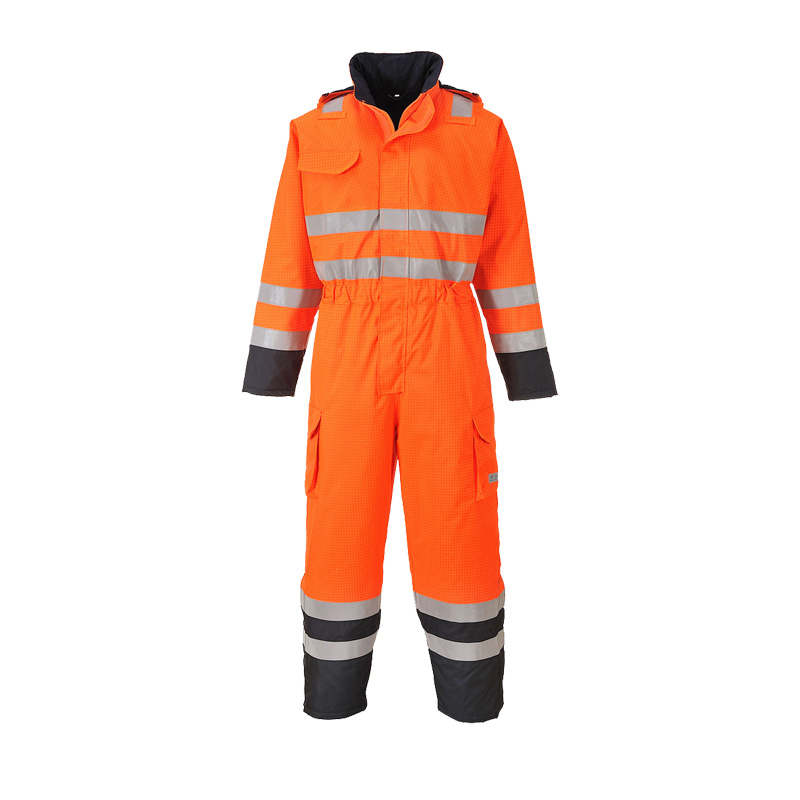 PortWest S775 MultiNorm Regen Warnschutz Overall gefüttert