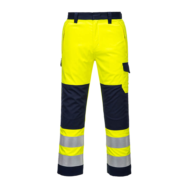 PortWest MV46 MultiNorm Warnschutz Hose inhärent flammhemmend