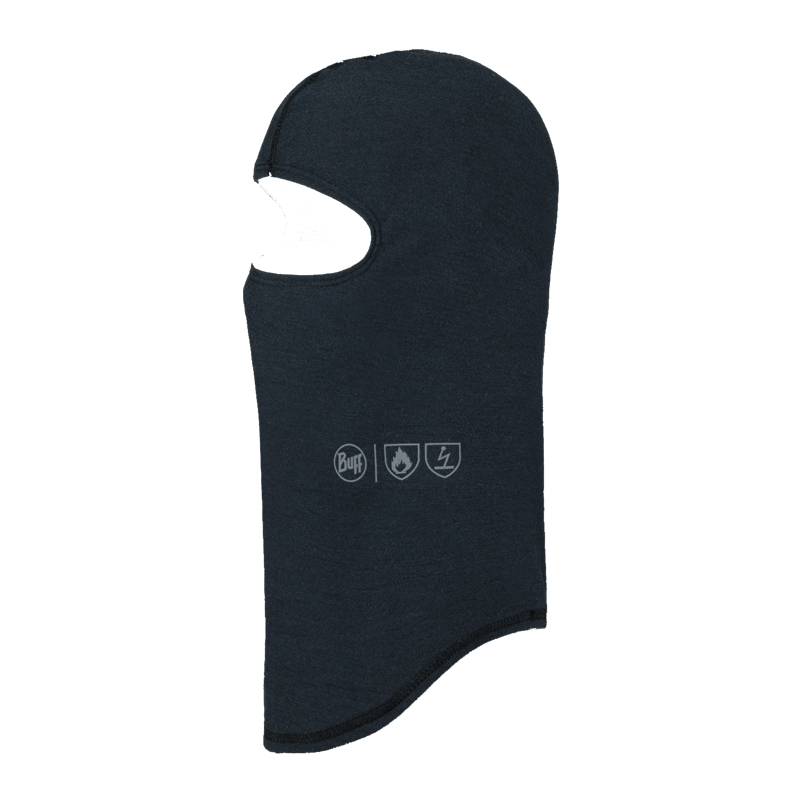Schwarze Buff Nomex Flammschutz Balaclava Sturmhaube mit Gesichtsausschnitt, flammhemmend und antistatisch